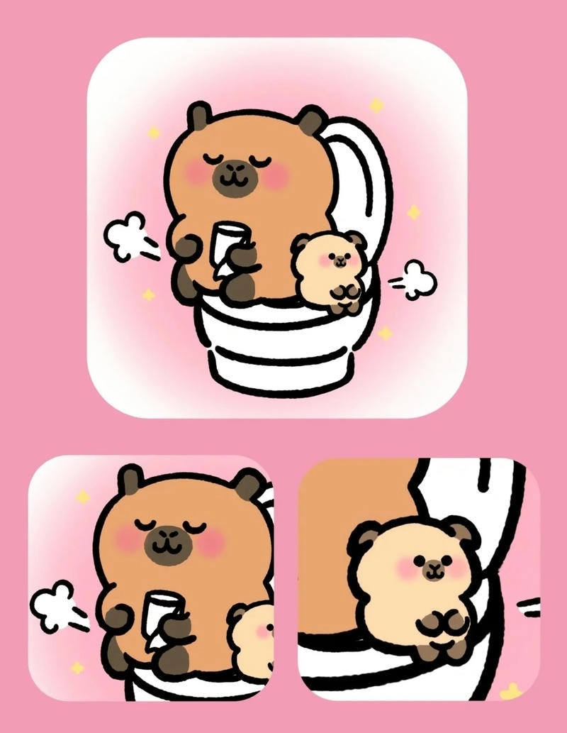 Tổng hợp về capybara cute chibi cực kỳ nổi bật