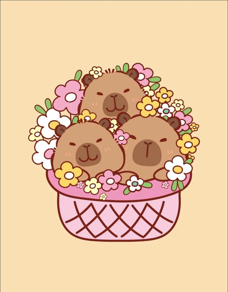 Cập nhật chibi cute hình vẽ capybara chibi cute cực trend