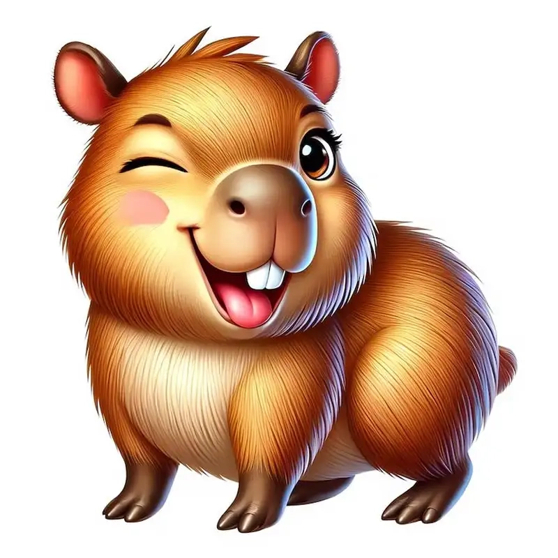 Đắm chìm trong hình ảnh nền capybara chibi