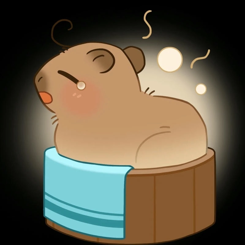 Ngắm cute chibi capybara đáng yêu