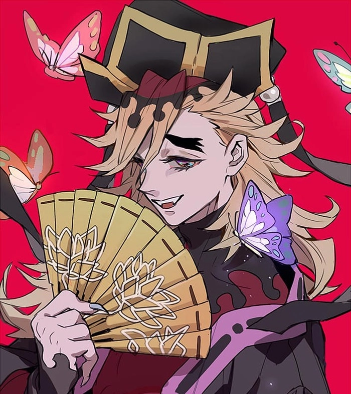 Kimetsu yaiba douma kẻ tàn ác với nụ cười lạnh lùng