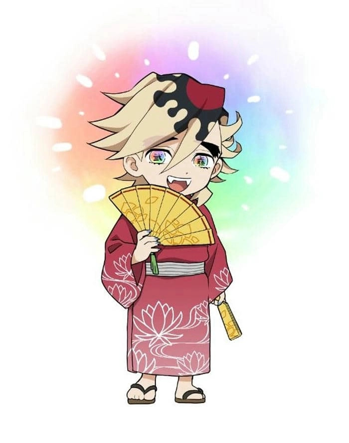 Douma chibi cute khi ác quỷ trở nên dễ thương