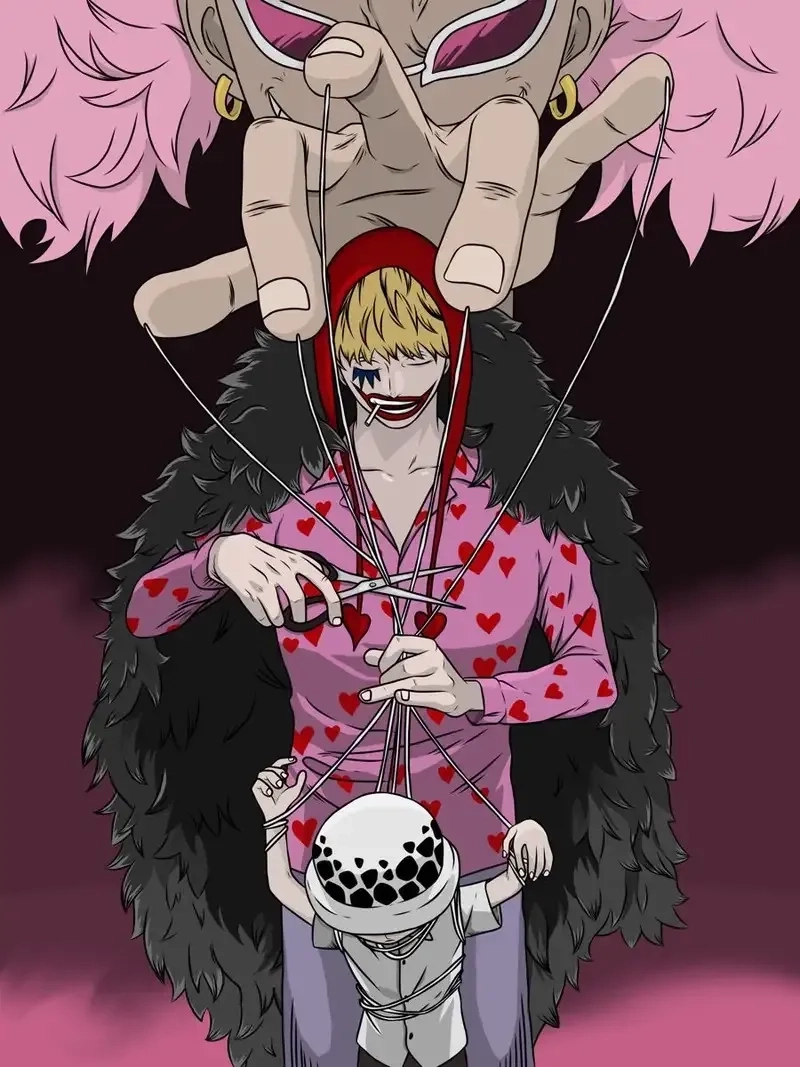 Hình xăm donquixote doflamingo tattoo cá tính cho fan cuồng