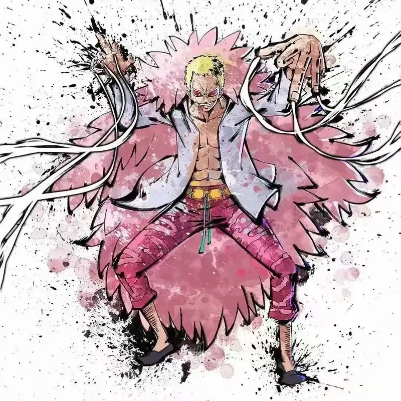 Cận cảnh lentes de donquixote doflamingo biểu tượng thời trang