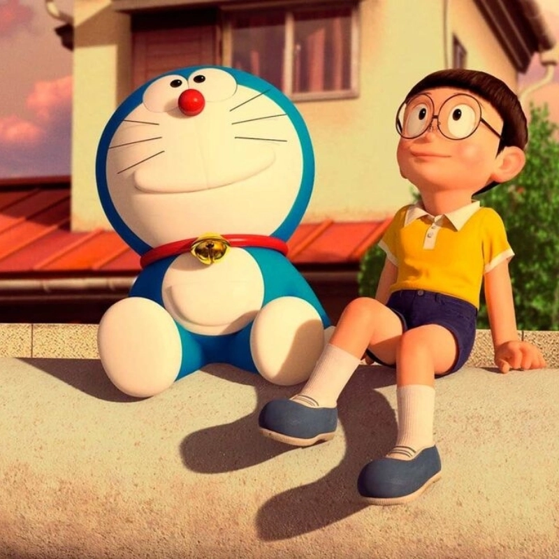 Khoảnh khắc đáng yêu của hình ảnh doremon và nobita cute