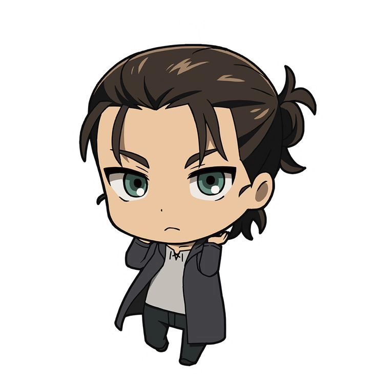 Eren Yeager chibi nhân vật chính Attack on Titan dưới góc nhìn dễ thương