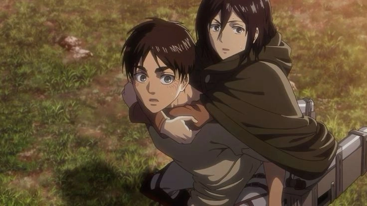 Mikasa and Eren mối liên kết không thể tách rời