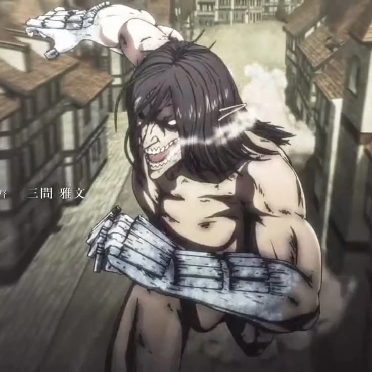 Titan form Eren thể hiện sức mạnh vượt ngoài tưởng tượng