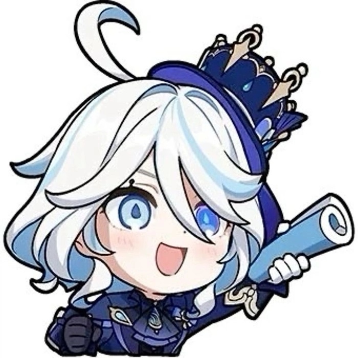 Giao diện siêu dễ thương genshin impact furina chibi