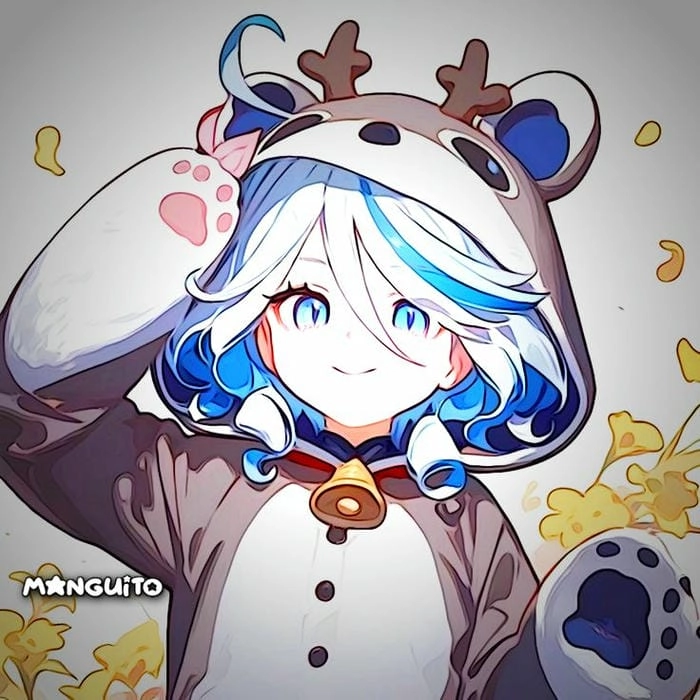 Dùng ngay loạt biểu tượng furina chibi emoji