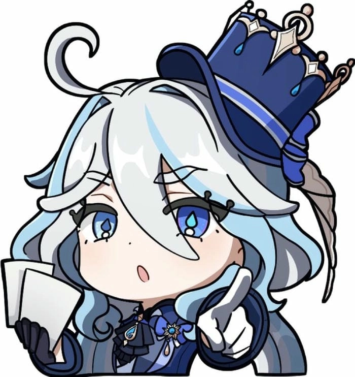 Tải ngay bộ icon cực đẹp furina chibi icon