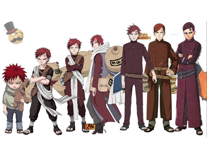 Gaara anime từ kẻ cô độc đến người lãnh đạo được kính trọng