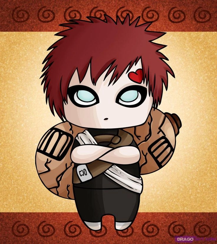 Gaara Cute hình ảnh đáng yêu nhưng vẫn đầy khí chất mạnh mẽ