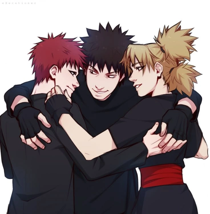 Gaara Kankuro Temari ba anh em mạnh mẽ của Làng Cát