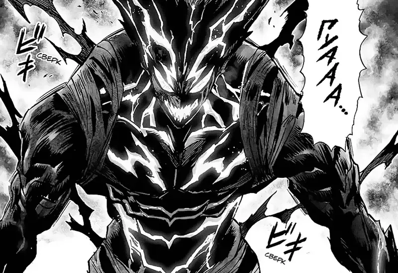 Cosmic Garou manga khoảnh khắc Garou đạt đỉnh cao sức mạnh