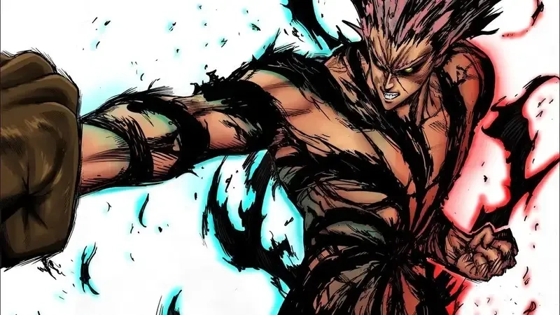 Garou manga panel khung tranh ấn tượng ghi dấu sức mạnh