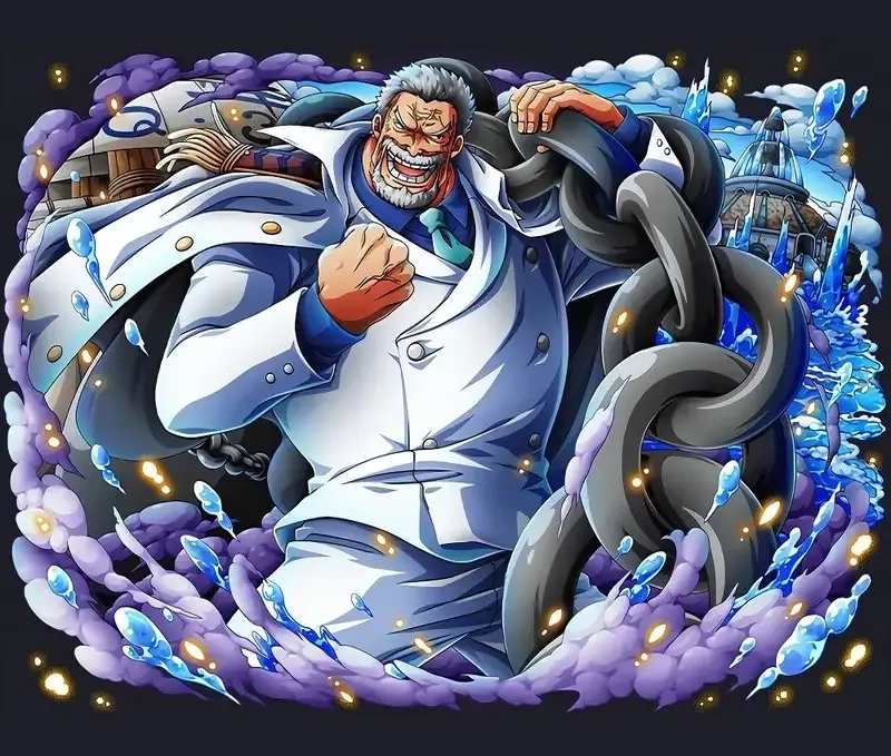 Ảnh trận đánh kinh điển garp vs akainu