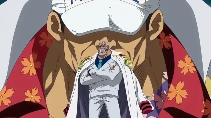 Cảnh tượng sengoku stops garp đầy kịch tính