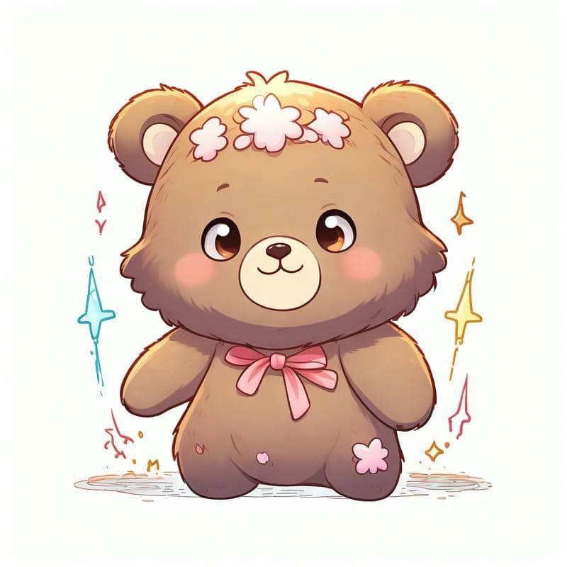 Bộ sưu tập dễ thương gấu chibi cute khiến bạn cười tít mắt