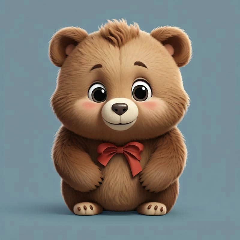 Lưu lại ngay những hình chibi gấu ngộ nghĩnh siêu dễ thương