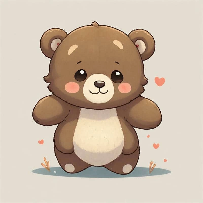 Tải ngay hình gấu chibi dễ thương siêu chất dễ dùng làm avatar