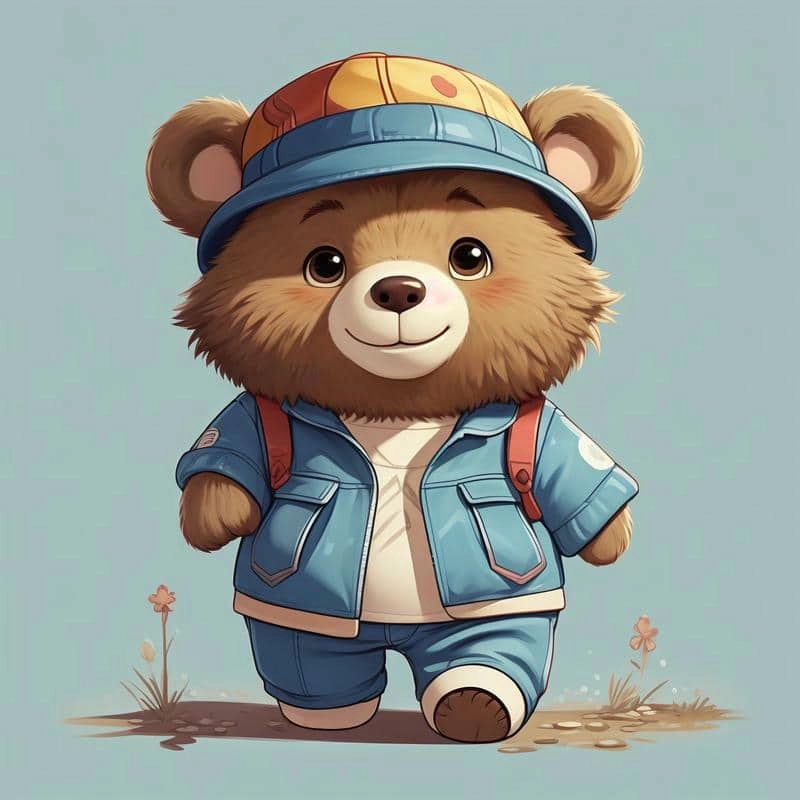 Chiêm ngưỡng bộ hình gấu cute chibi làm tan chảy mọi ánh nhìn