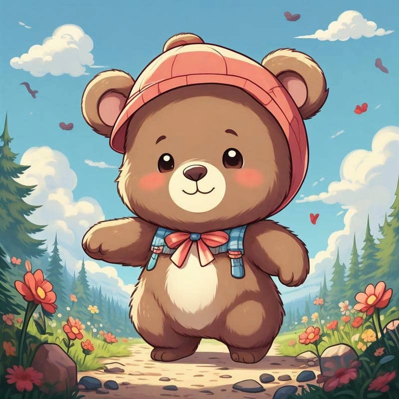 Tải về ảnh gấu chibi cute đang hot trên Google hình ảnh hôm nay