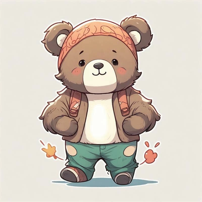 Xem ngay bộ ảnh gấu cute chibi dễ thương gây sốt cộng đồng mạng