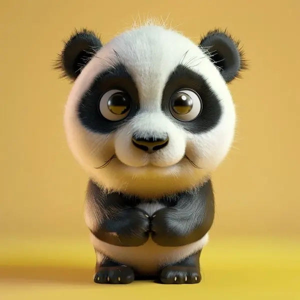 Sở hữu ngay avatar ảnh gấu trúc cute chibi cho trang cá nhân