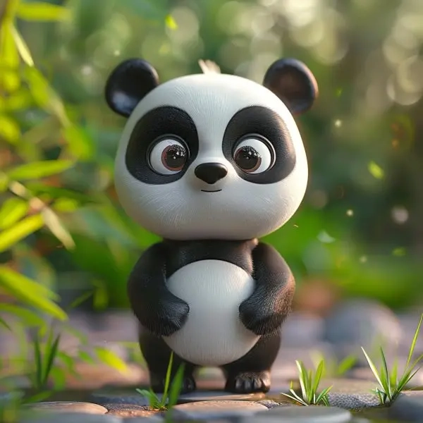 Tải về anime avatar ảnh gấu trúc cute chibi cực dễ thương