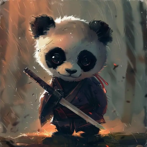 Tải ngay avatar gau ảnh gấu trúc cute chibi hot nhất