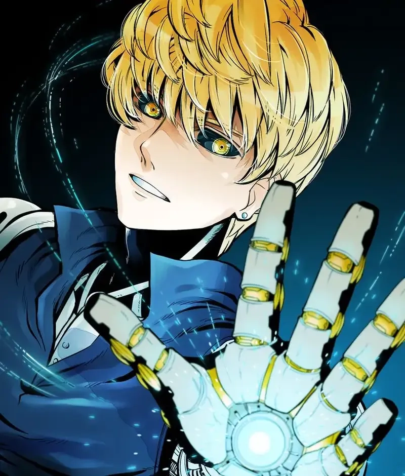 Vẽ Genos tạo hình cyborg đầy mạnh mẽ và sắc nét