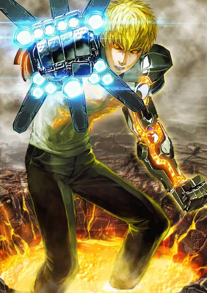 Genos anime những khoảnh khắc chiến đấu bùng nổ và đầy cảm xúc