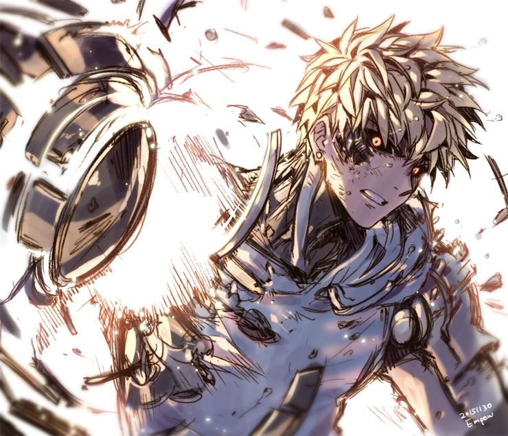 Genos death khoảnh khắc đau lòng khi Genos bị kẻ thù đánh bại
