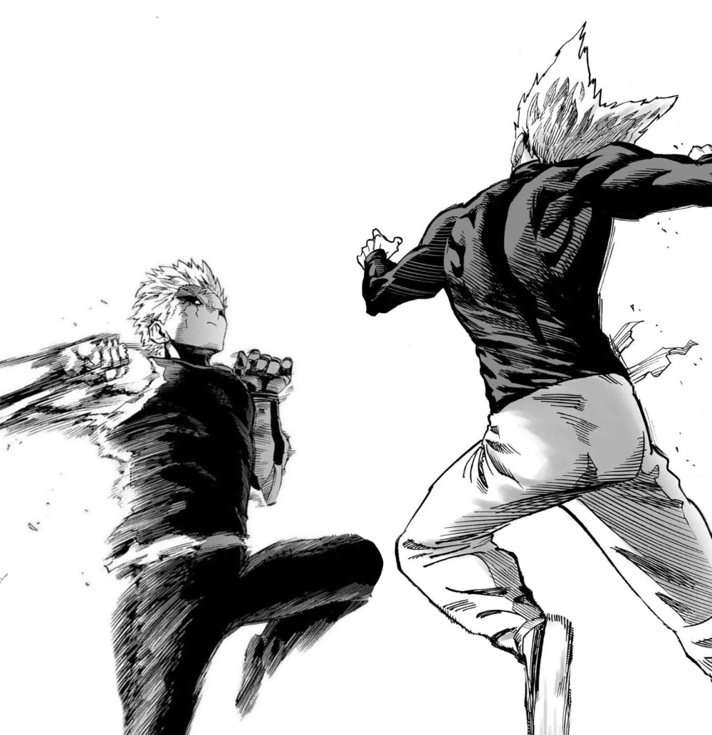 Genos vs Garou cuộc đối đầu giữa cyborg mạnh mẽ và quái nhân bất bại