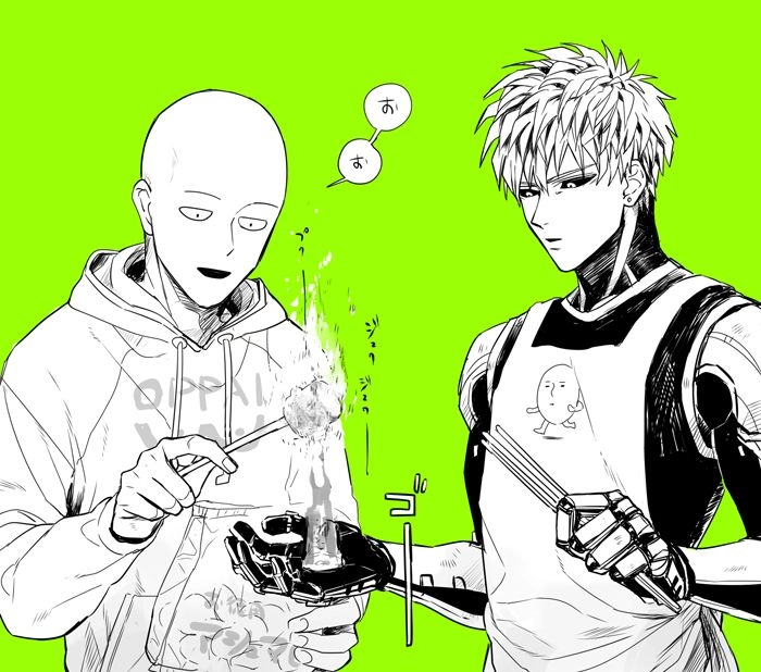 Genos vs Saitama trận đấu huấn luyện luôn kết thúc trong chớp mắt
