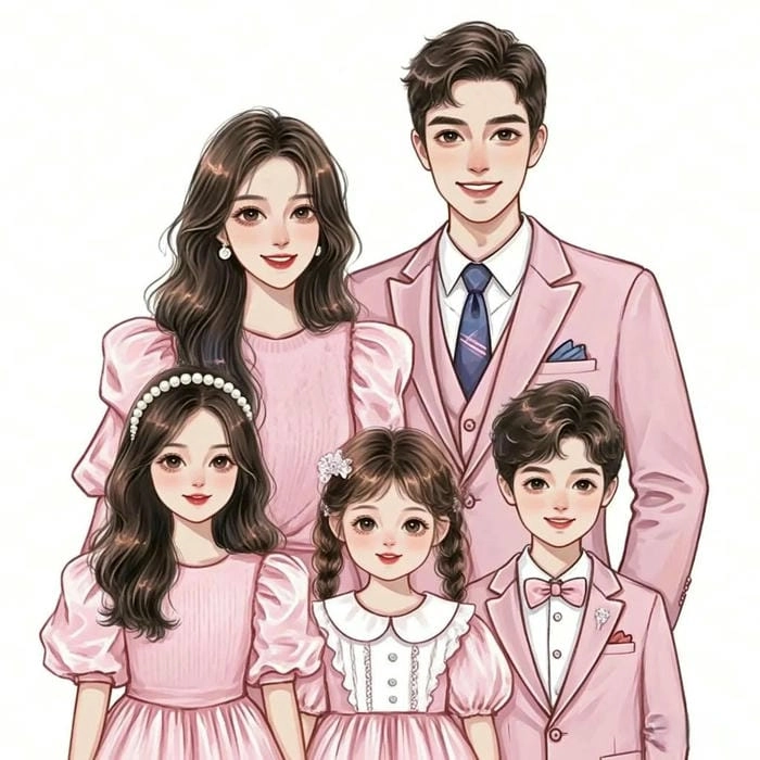 Tạo ngay bộ sưu tập chibi gia đình riêng bạn