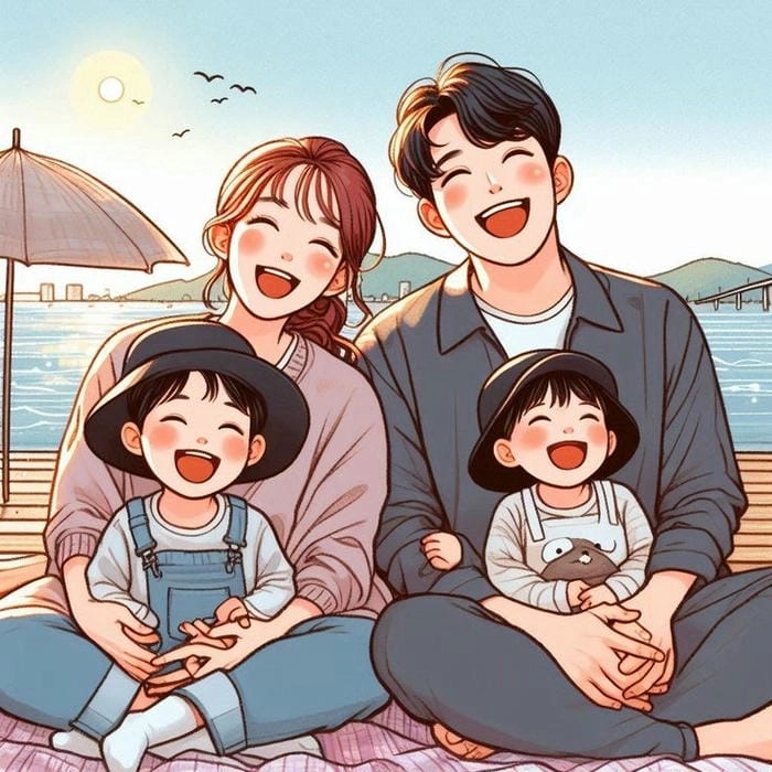 Ngắm nhìn gia dinh chibi cực yêu dễ thương