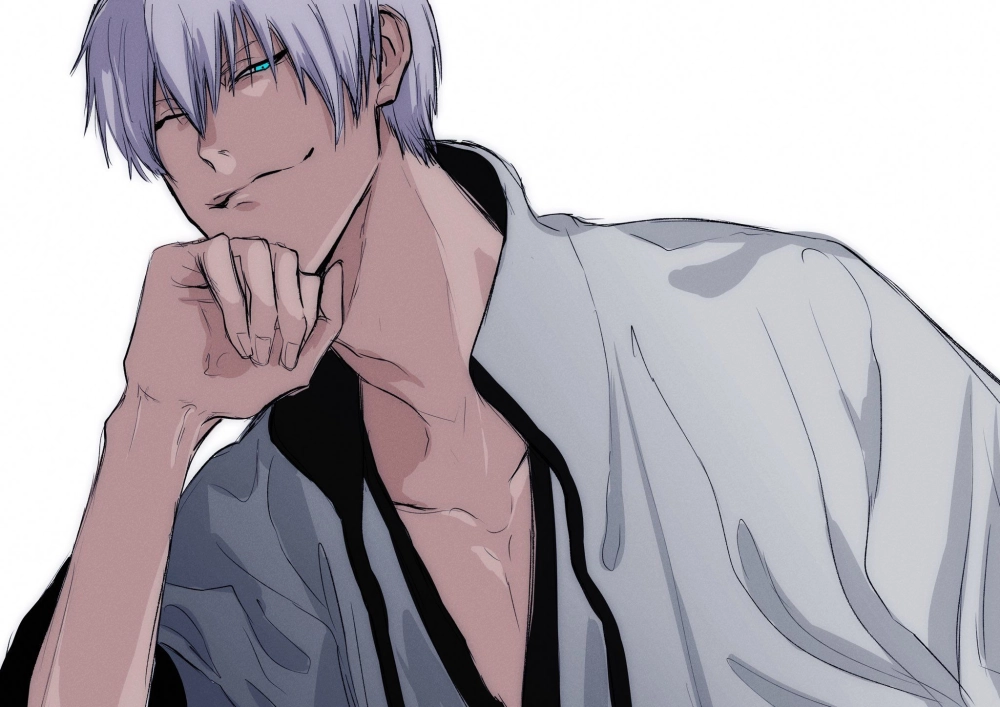 Gin Ichimaru appearance đôi mắt nhắm hờ che giấu sự nguy hiểm chết người