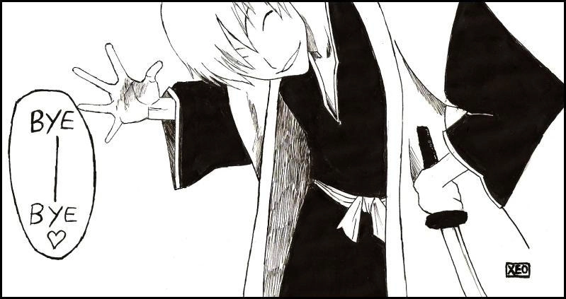 Gin Ichimaru bye bye manga khoảnh khắc tạm biệt đầy tiếc nuối trước khi ra đi