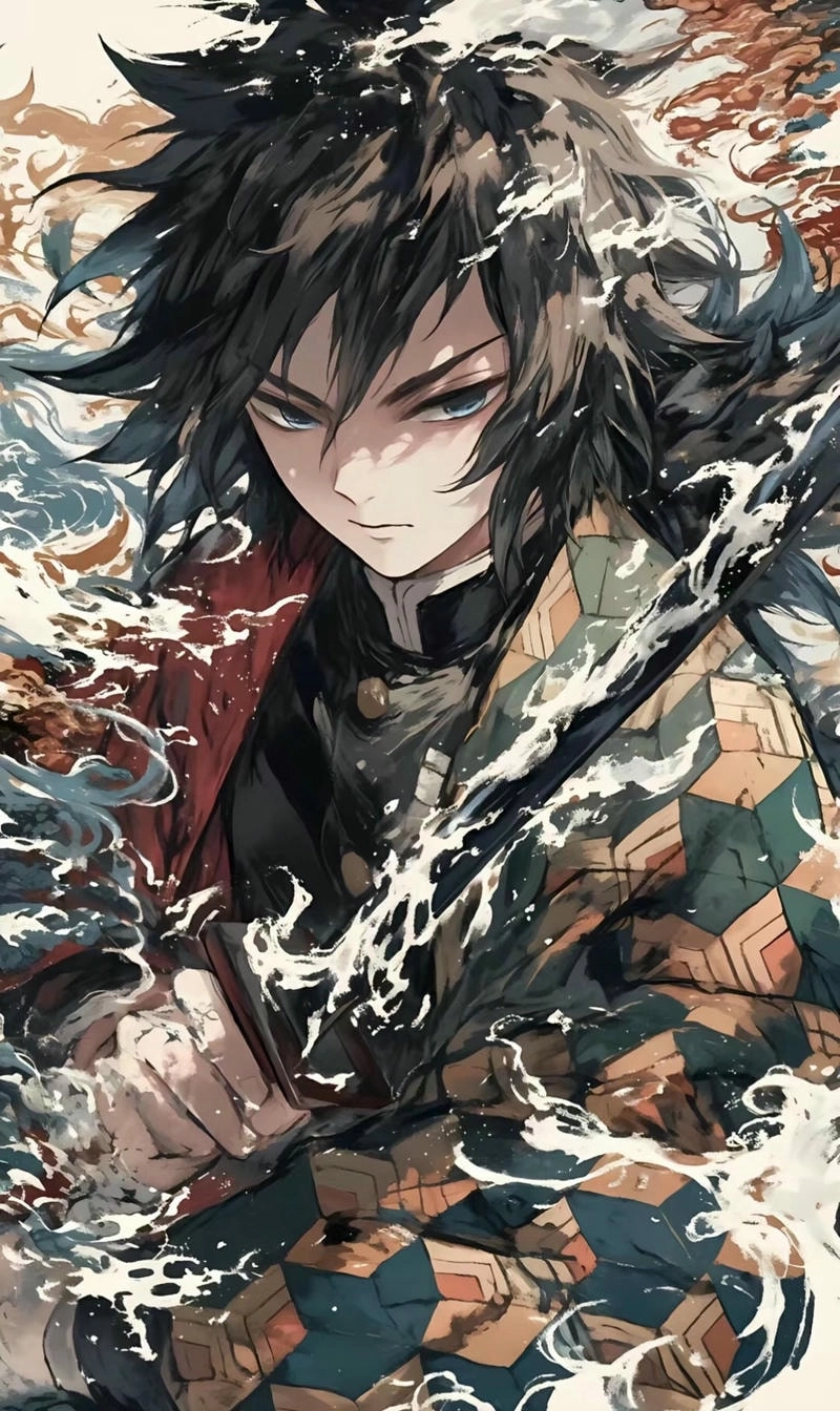 Giyuu tomioka wallpaper hình nền đẹp về kiếm sĩ lạnh lùng