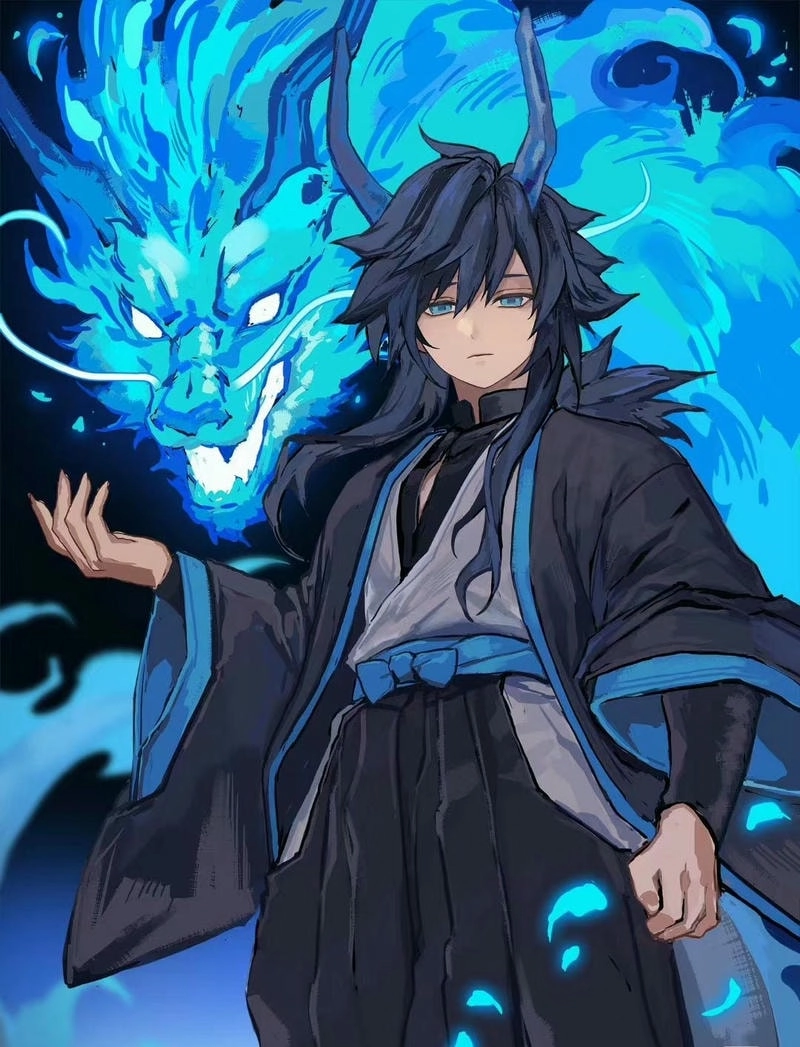 Giyuu kimetsu thủy trụ mạnh mẽ của kimetsu no yaiba