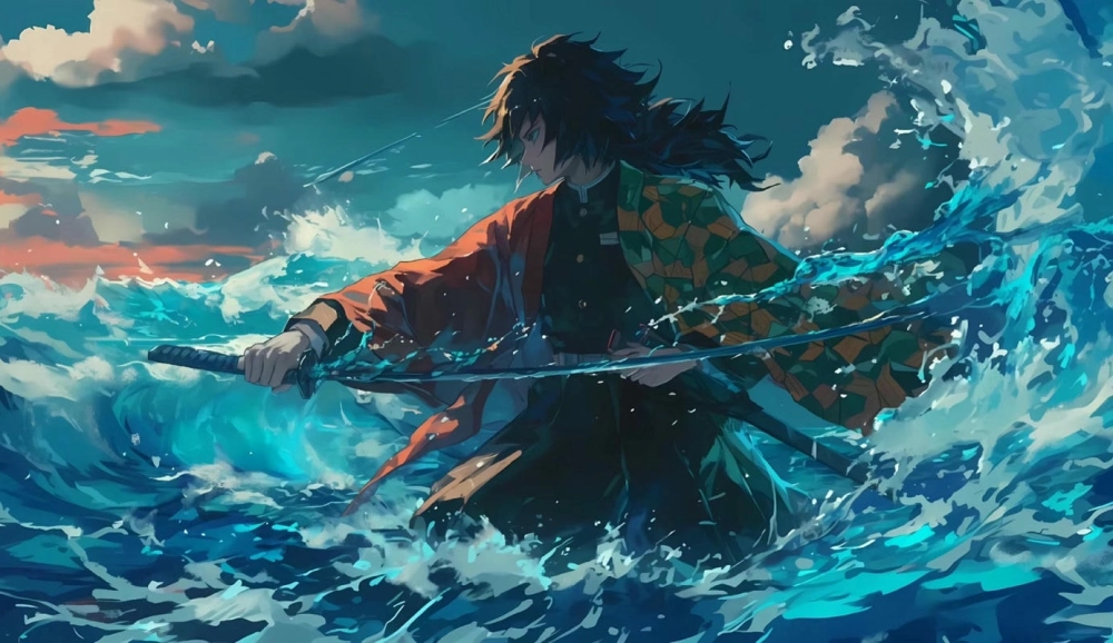 Giyuu kimetsu no yaiba một trong những kiếm sĩ mạnh nhất