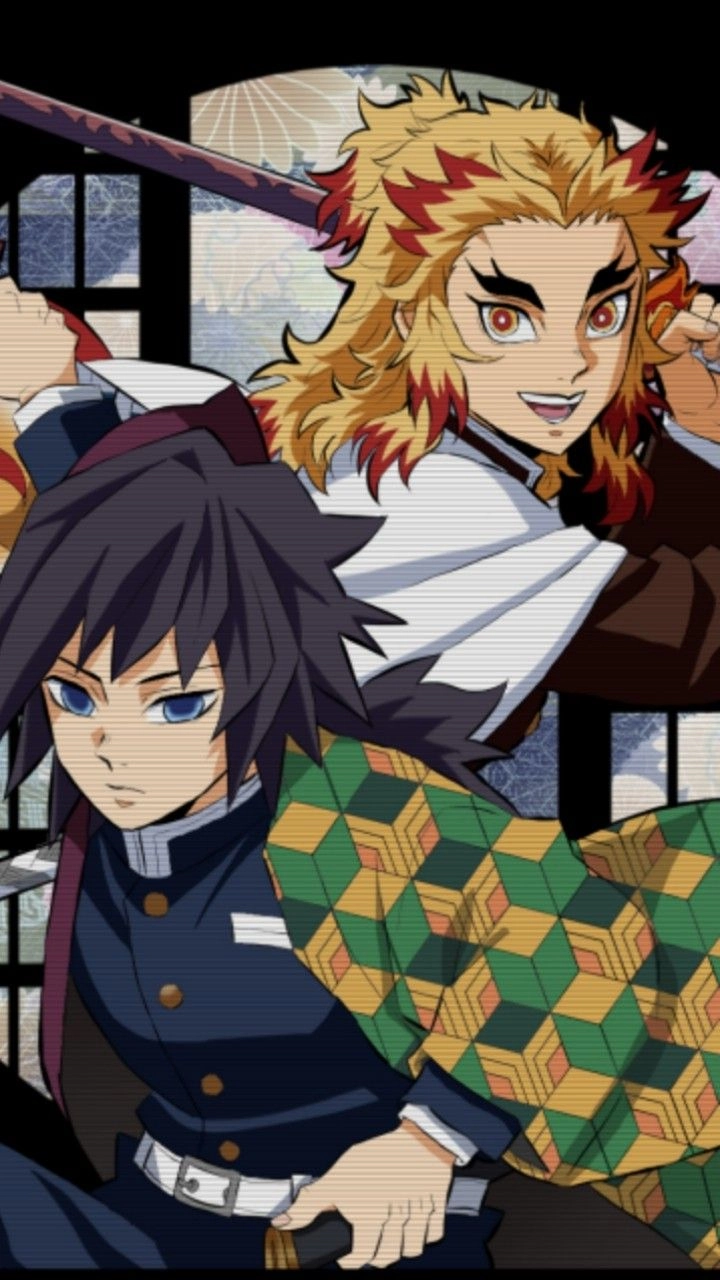 Demon Slayer Giyuu x Rengoku sức mạnh và lòng kiên định