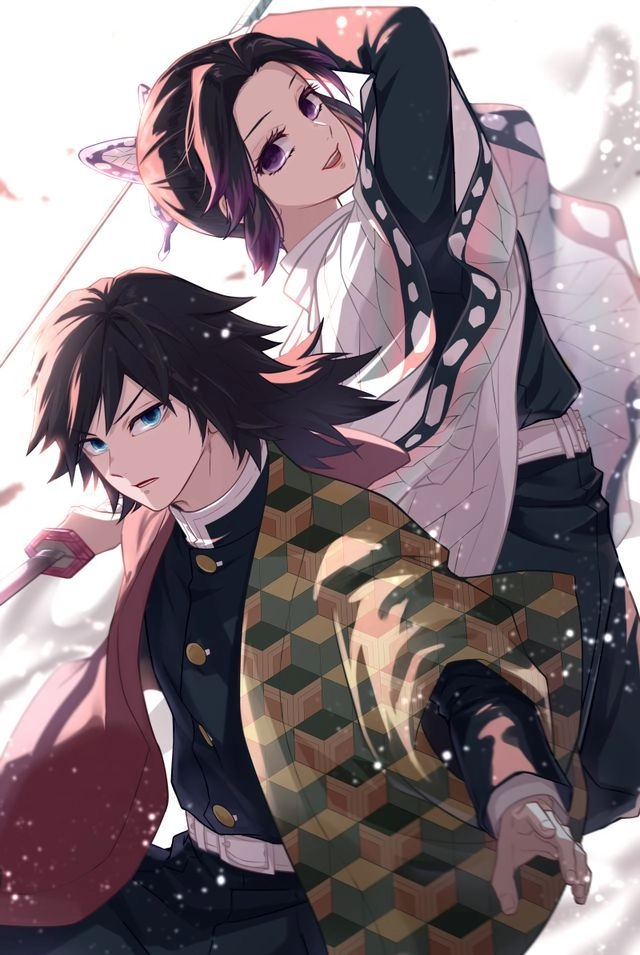 Giyuu x Shinobu khoảnh khắc ngọt ngào khó quên