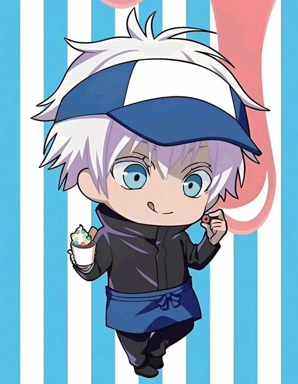 Thả tim ngay cute gojo chibi siêu dễ thương