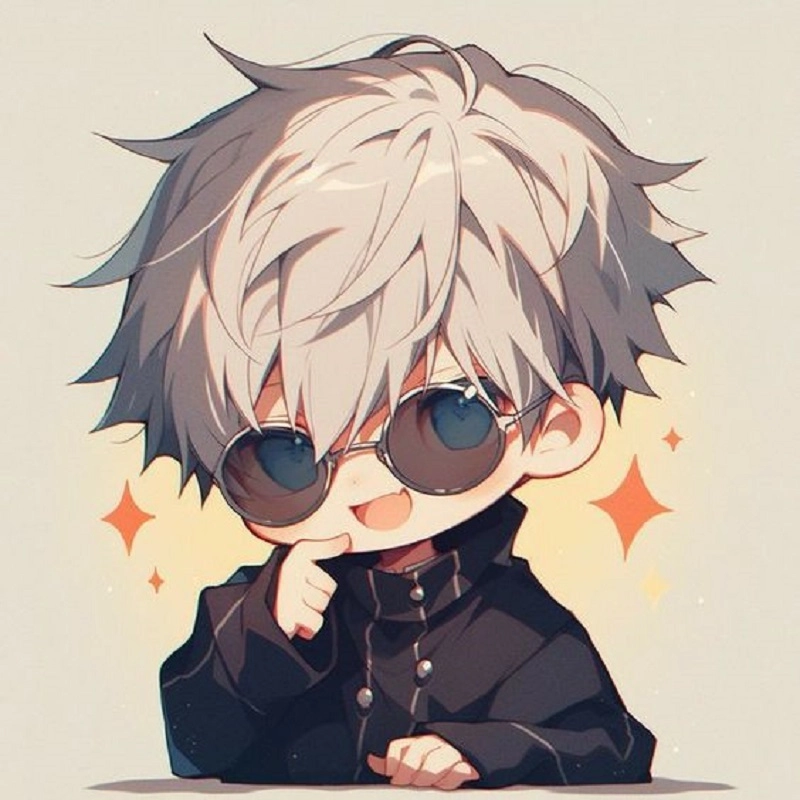 Ngắm nhìn gojo satoru chibi cute đáng yêu