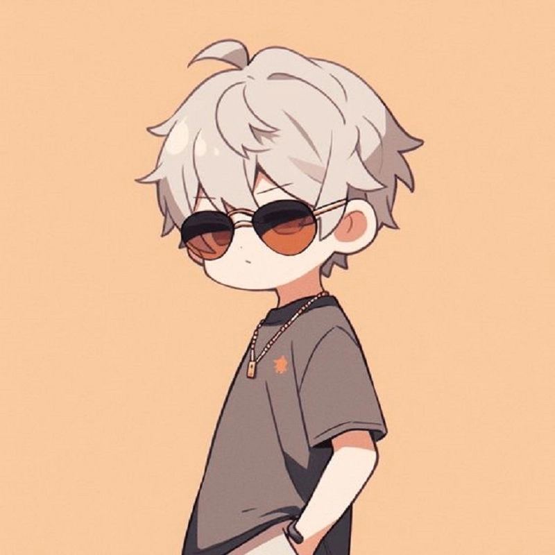 Gojo chibi anime hình ảnh dễ thương và hài hước