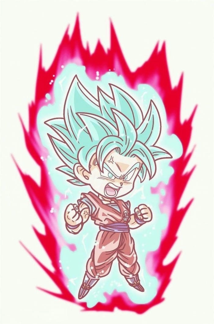 Phong cách chiến đấu của goku chibi ngầu