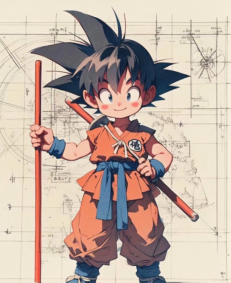 Khám phá phiên bản black goku chibi ngầu